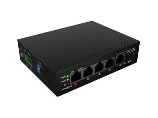 Switch Lanberg Light industrial POE 1XBT 3XAT SFP+ETH DIN Fast Ethernet