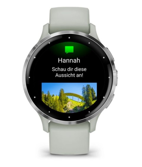 Zegarek Garmin Venu 3S, 41mm AMOLED Sage Grey