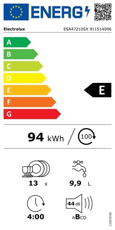 Zmywarka ELECTROLUX ESA47210SX