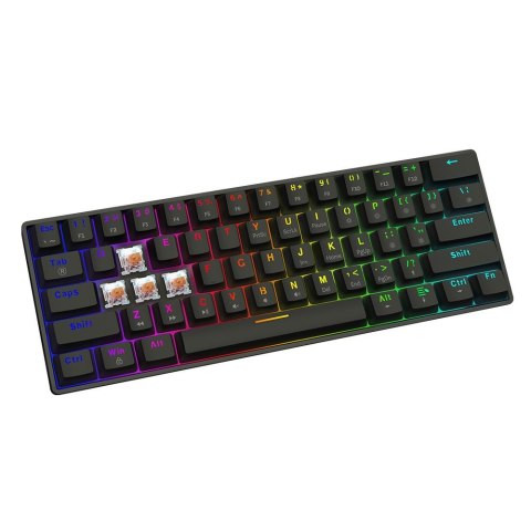 SAVIO KLAWIATURA MECHANICZNA BLACKOUT X2 OUTEMU PEACH SILENT HOT SWAP