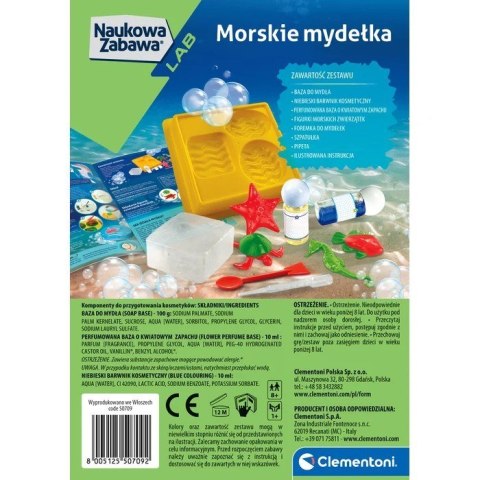 Zestaw Clementoni - Morskie mydełka