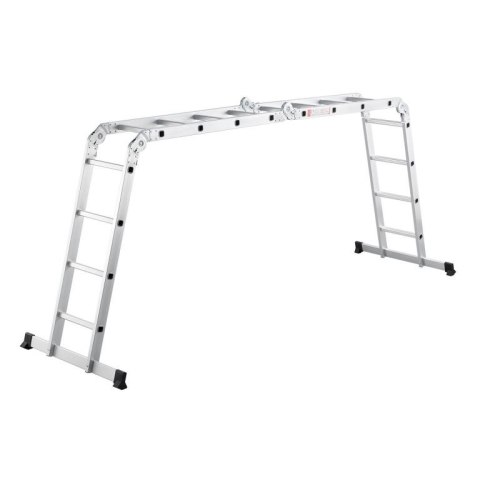 Aluminiowa drabina składana 3,6 m, 4-segmentowa, 6 szczebli