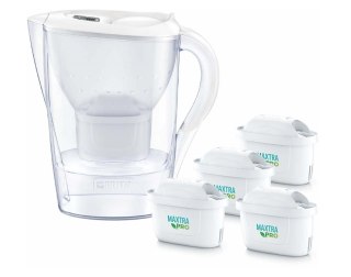 Dzbanek filtrujący Brita Marella+4 wkłady Maxtra Pro PP (2,4l; biały)