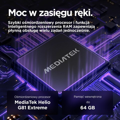 Smartfon Motorola Moto E15 2/64GB Fresh Lavender (WYPRZEDAŻ)
