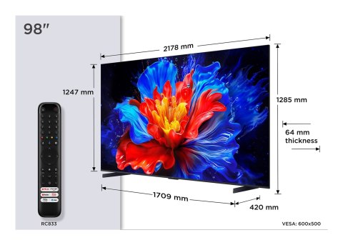 Telewizor 98" TCL 98P8K QLED