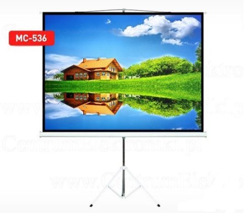 MACLEAN EKRAN PROJEKCYJNY NA STOJAKU, 72", 4:3, 145X110 MC-536