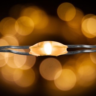 Zestaw 2 szt. przewodów świetlnych - 50 LED, ciepła biel