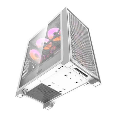 Obudowa komputerowa DARKFLASH DRX70 Mesh + 4 wentylatory RGB (biała)