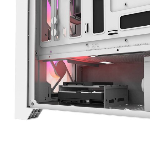 Obudowa komputerowa DARKFLASH DRX70 Mesh + 4 wentylatory RGB (biała)