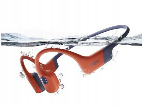 Słuchawki bezprzewodowe kostne Shokz OpenSwim Pro czerwone