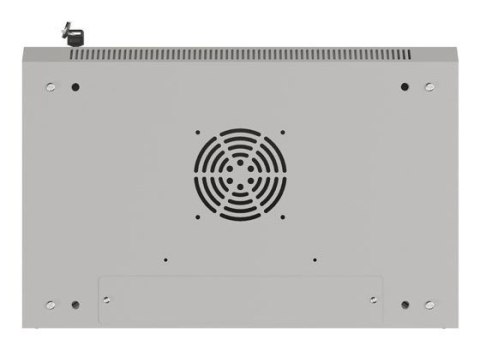 LANBERG SZAFA INSTALACYJNA RACK WISZĄCA 19" 4U 540X350 SZARA DRZWI PRZESZKLONE (FLAT PACK)