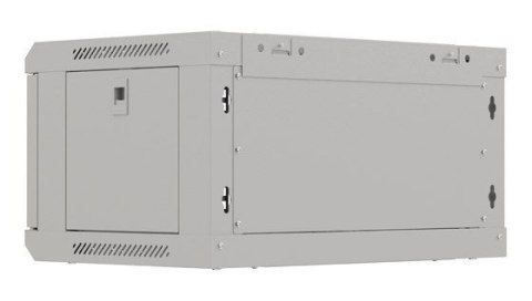 LANBERG SZAFA INSTALACYJNA RACK WISZĄCA 19" 4U 540X350 SZARA DRZWI PRZESZKLONE (FLAT PACK)