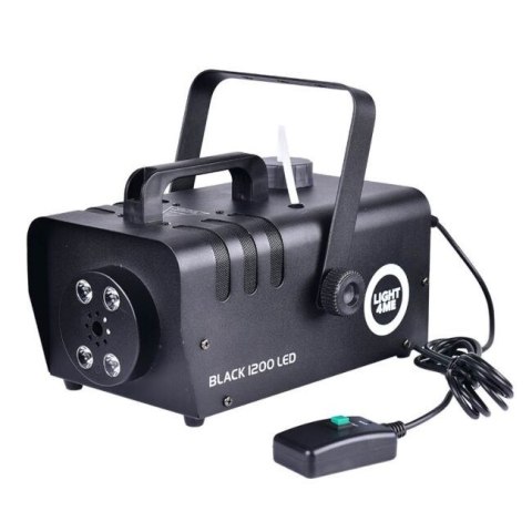 LIGHT4ME BLACK 1200 LED - Wytwornica dymu, mgły