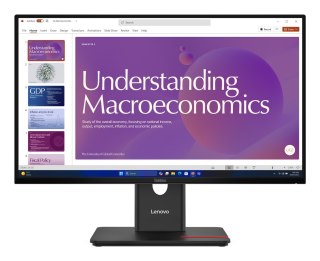 Lenovo ThinkVision T24D-40 23.8"FHD 120Hz 250nits AG HDMI DP USB Eclipse Black