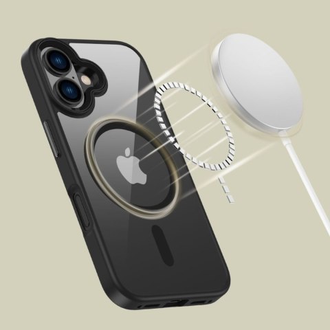 Etui pokrowiec case na iPhone 16 MagMat MagSafe - przezroczysty