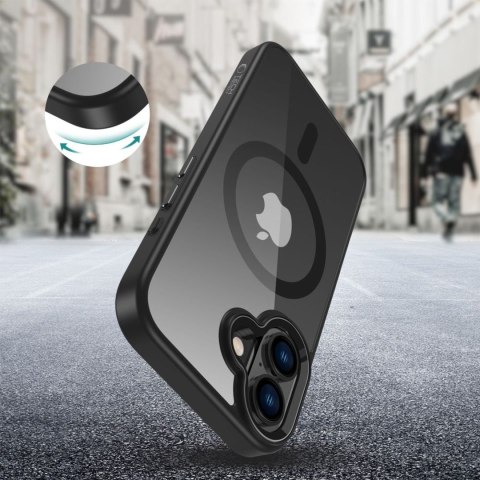 Etui pokrowiec case na iPhone 16 MagMat MagSafe - przezroczysty