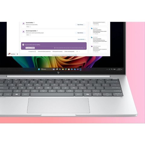 HP EliteBook 8 G1i Ultra 7 258V 14"WUXGA 400nits AG LBL 32GB LPDDR5x-8533 SSD512 Intel Arc Cam 5MP+IR+ISP 62Wh W11Pro Glacier Si