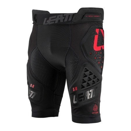Spodenki z ochraniaczem LEATT Impact Shorts 3DF 5.0 rozmiar M, czarne