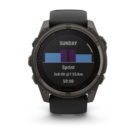 Zegarek Garmin Fenix 8 Solar Sapphire, 51mm Black