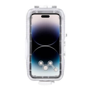 Etui wodoodporne PULUZ iPhone 11-15 Pro Max do 40m (białe)