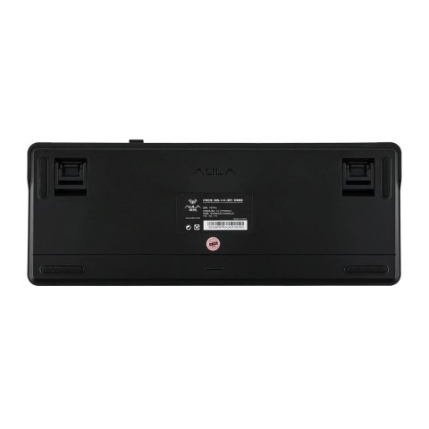 Klawiatura gasket F87 Pro Dark Blue + Black + Cyan GrayWoodV4 switch RGB AULA