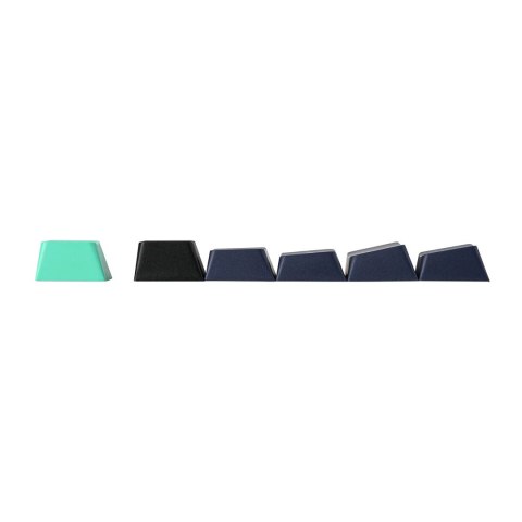 Klawiatura gasket F87 Pro Dark Blue + Black + Cyan GrayWoodV4 switch RGB AULA