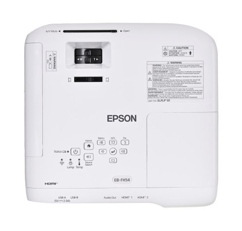 Projektor Epson EB-FH54 Full HD (1920x1080) 4100 ANSI lumenów Biały