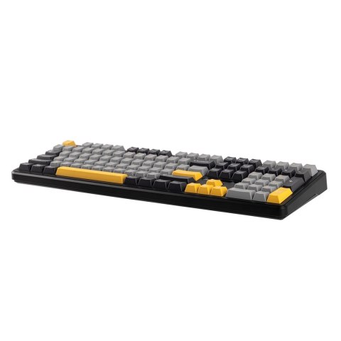 Klawiatura gasket F108 Gray+Orange+Deep Gray Volcano switch RGB AULA