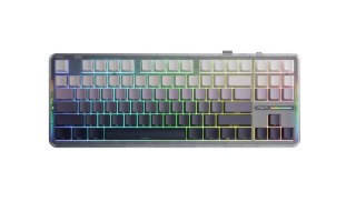 Klawiatura gasket F87 Gradient Grey SpaceCrystal switch RGB AULA
