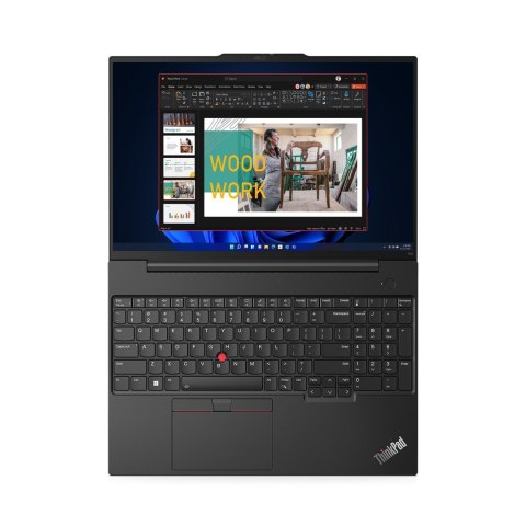 Lenovo ThinkPad E16 i5-1335U 16"WUXGA IPS AG 16GB SSD256 BT BLKB FPR LAN W11Pro Graphite Black (REPACK) 2Y