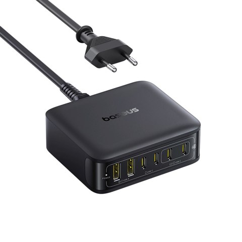 Stacja ładująca 4x USB-C 2x USB-A 120W - czarna