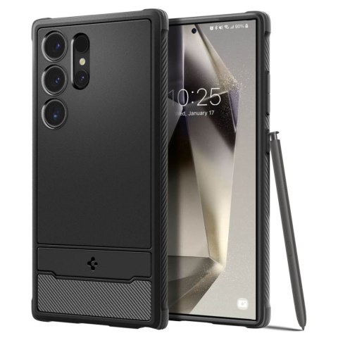 Etui pokrowiec na Samsung Galaxy S24 Ultra Rugged Armor - czarny mat