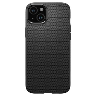 Etui pokrowiec na iPhone 15 Liquid Air - czarny mat