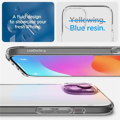 Etui pokrowiec na iPhone 15 Plus Crystal Flex - przezroczysty