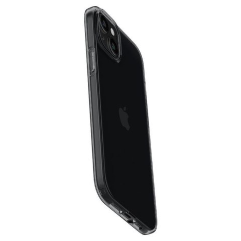 Etui pokrowiec na iPhone 15 Plus Crystal Flex - szaro przezroczysty
