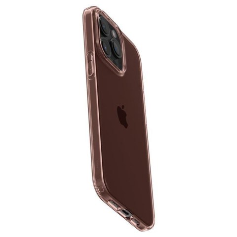 Etui pokrowiec na iPhone 15 Pro Max Crystal Flex - różowo przezroczysty