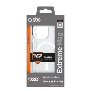 Etui do iPhone 16 Pro Max Extreme Mag D3O MagSafe - przezroczysty