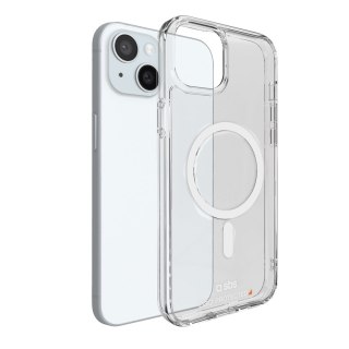 Etui pokrowiec do iPhone 15 D3O MagSafe - przezroczysty