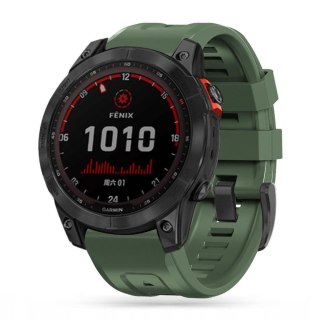 Pasek na zegarek Garmin Fenix 5 / 6 / 6 Pro / 7 IconBand - zielony
