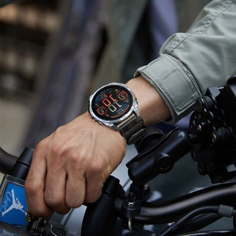 Pasek nylonowy na Garmin Fenix 51 mm Nylon - czarny