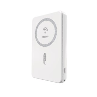 Powerbank magnetyczny K14S 5000mAh USB-A USB-C 20W - biały