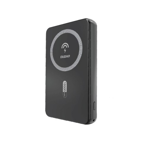 Powerbank magnetyczny K14S 5000mAh USB-A USB-C 20W - czarny