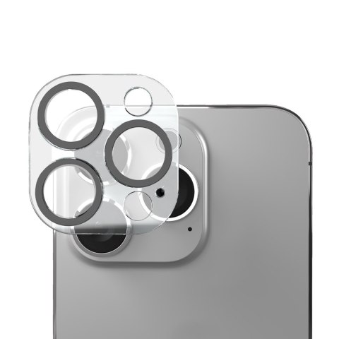 Szkło hartowane na wyspę aparatu do iPhone 14 Pro / 14 Pro Max D3O