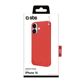 Etui pokrowiec case na iPhone 16 Instinct - czerwony
