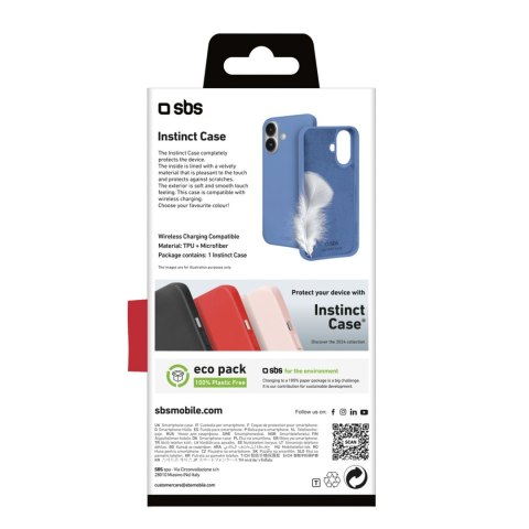 Etui pokrowiec case na iPhone 16 Instinct - niebieski