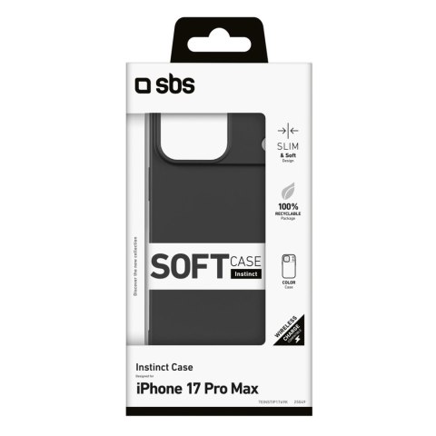 Etui pokrowiec case na iPhone 17 Pro Max Instinct - czarny