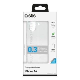 Etui pokrowiec na iPhone 16 Skinny Cover - przezroczysty