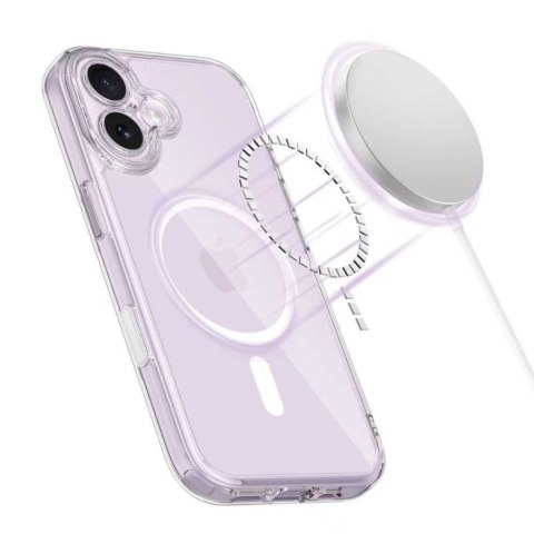 Etui pokrowiec na iPhone 17 Magpeak Magsafe CC - przezroczysty