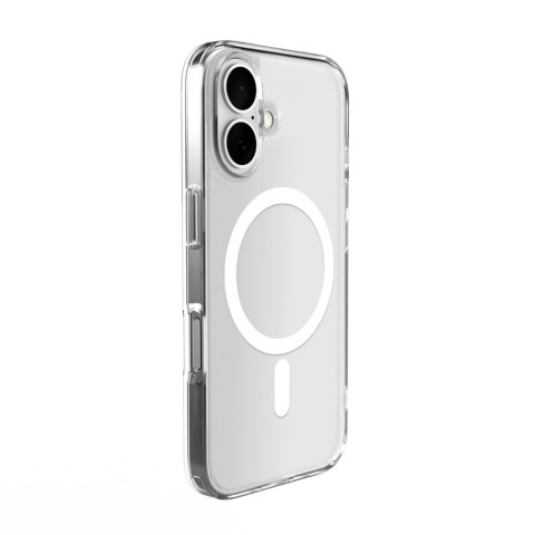 Etui silikonowe do iPhone 16 Plus Lite Mag MagSafe - przezroczyste