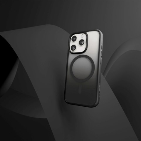 Etui silikonowe do iPhone 16 Pro Max Gradient MagSafe - czarne